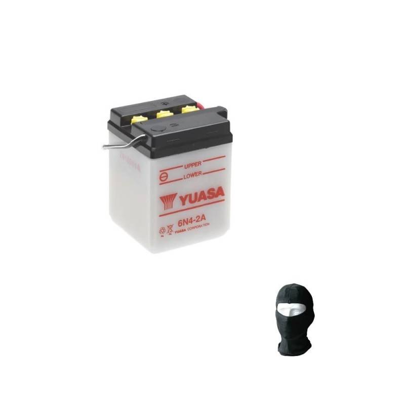 KOMPATIBEL MIT Yamaha XT 250 1989-1989 YUASA Batterie BEREITS EINSATZBEREIT 6N4-2A-4 6V / 4AH FÜR DEN MOTORSTART SPEZIFISCHER MOTORRADROLLER von farbrothersonline