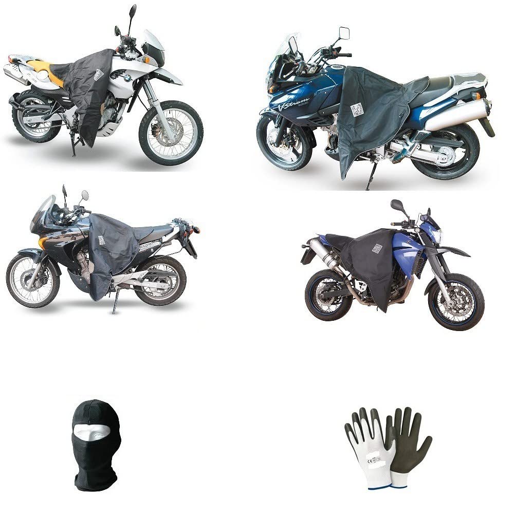 Kompatibel mit BMW F 650 GS 2000 bis 2012 Beinschutz GAUCHO R119-X Termoscud Tucano Urbano Universal für Motorrad Thermodecke wasserdicht Kälteschutz von farbrothersonline