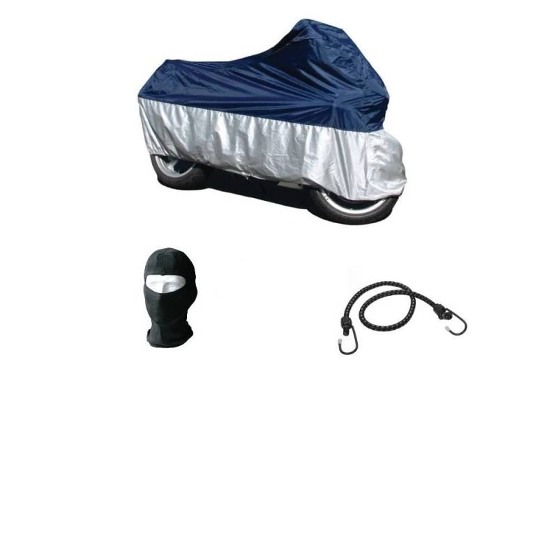 Kompatibel mit Suzuki Marauder VZ 1600 Motorrad-Abdeckung, wasserdicht, staubdicht, aus Nylon, universal, für Motorroller, XL, 246 x 105 x 127 cm von farbrothersonline