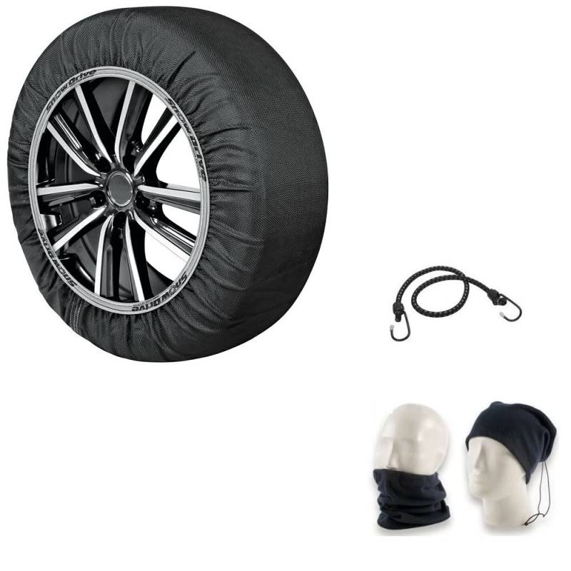 SCHNEESOCKEN FÜR Reifen 235/65R16 FELGENRAD 16 (17144) Taglia XL SCHNEESOCKEN FÜR Autos, SUVS, Van Camper ZUGELASSEN Zertifiziert FÜR ALLE Fahrzeuge SCHNEESCHUTZ FÜR RÄDER AUF EIS von farbrothersonline