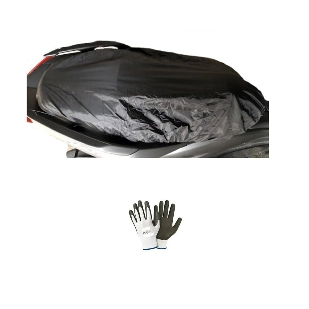 farbrothersonline KOMPATIBEL MIT Harley-Davidson 1800 CVOROAD GLIDEULTRA WASSERDICHTER SITZBEZUG IN Oxford-GRÖSSE. L-XL REGENABDECKUNG FÜR MOTORRADSATTEL Sattel Sattel Roller 120X75CM von farbrothersonline