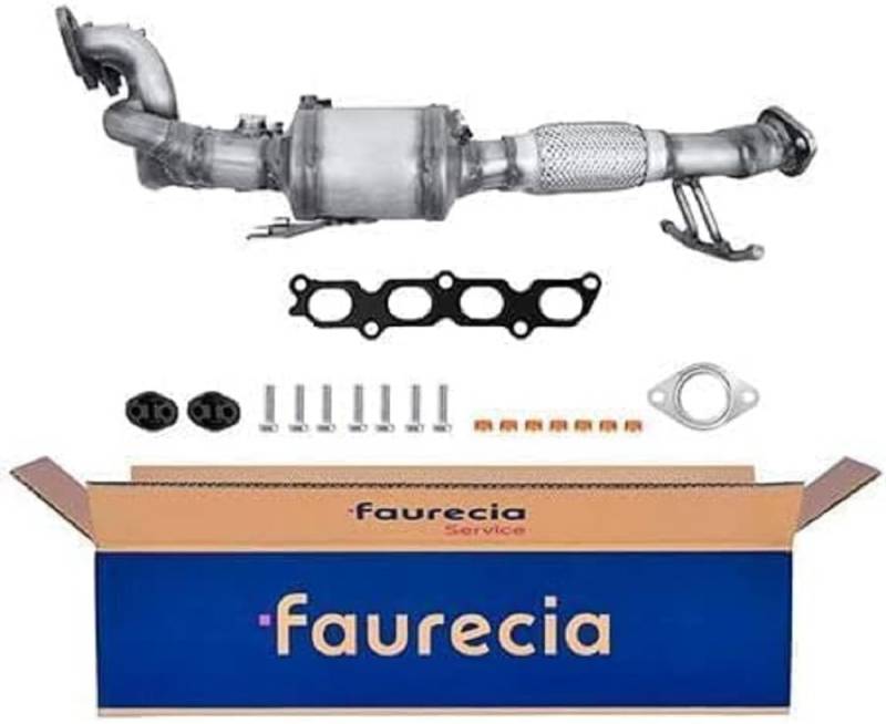 HELLA 8LF 366 055-111 Krümmerkatalysator - Easy2Fit® Kit - Euro 4 - einteilig - Set mit Anbauteilen - für u.a. FORD MONDEO IV von Hella