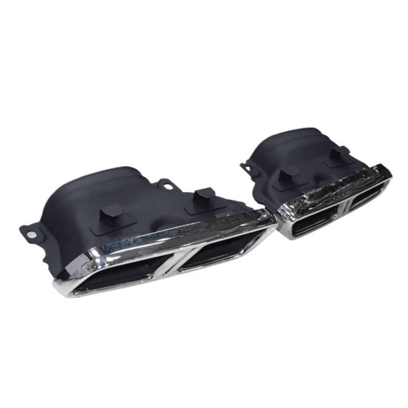 Auspuffrohr Heckspitze Auto Auspuff Tip Muffler Tipps Für Benz Für C63 Für W205 Für C200 Für C300 Für C180 Für C260 2015-2018 Quad Endrohr Düse Endrohre von faxiulan