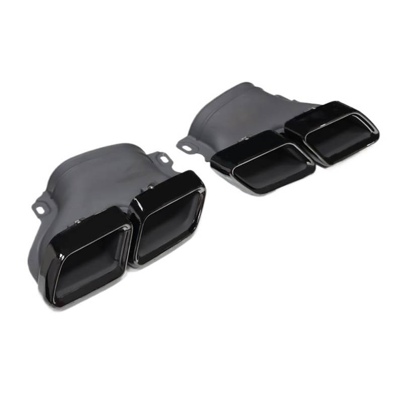 Auspuffrohr Heckspitze Auto Auspuff Tip Muffler Tipps Für Benz Für C63 Für W205 Für C200 Für C300 Für C180 Für C260 2015-2018 Quad Endrohr Düse Endrohre von faxiulan