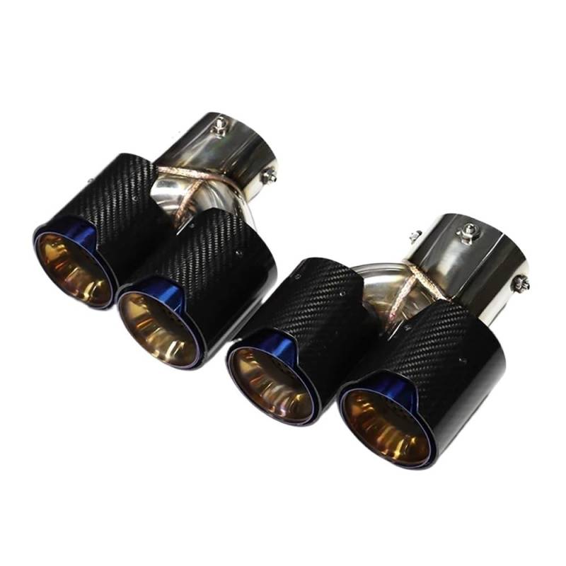 Auspuffrohr Heckspitze Quad Auto Auspuff Spitze Für G42 Für M240i 2021 + Dual Auspuffrohr Schalldämpfer Spitze Auspuff Düse Endrohr Endrohre von faxiulan