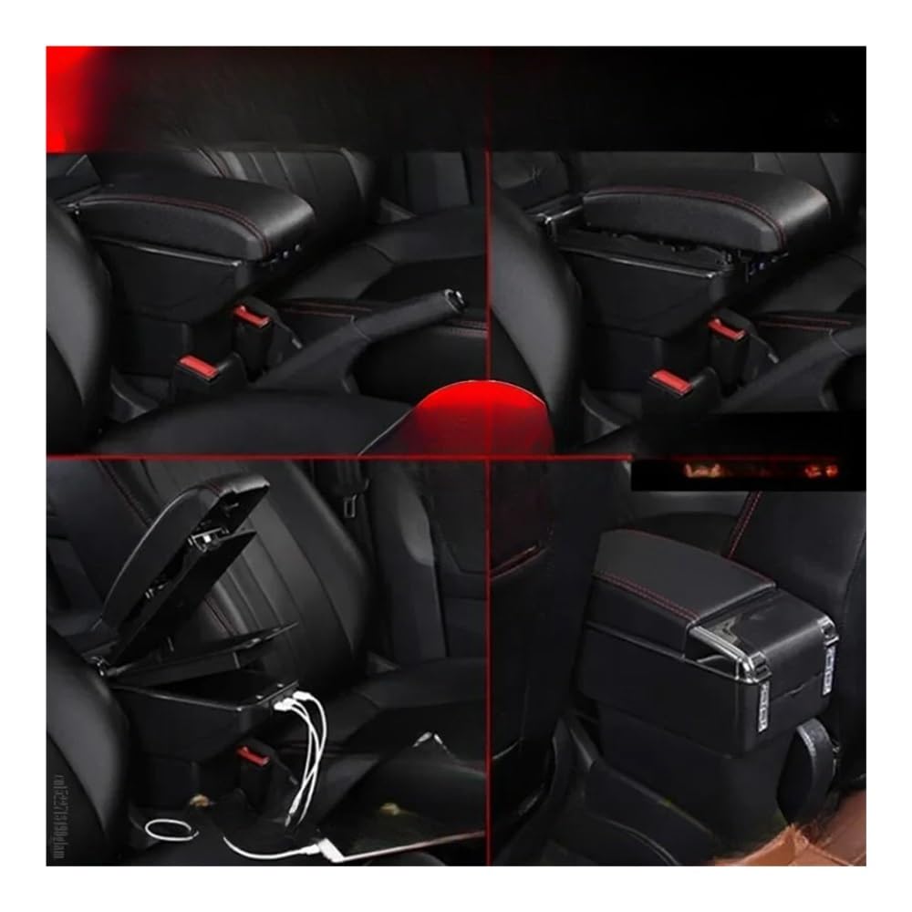 Auto Armlehne Box Für Peugeot Für 308 Armlehne Box Auto Armlehne Center Console Storage Box Auto Zubehör Mittelarmlehne von faxiulan