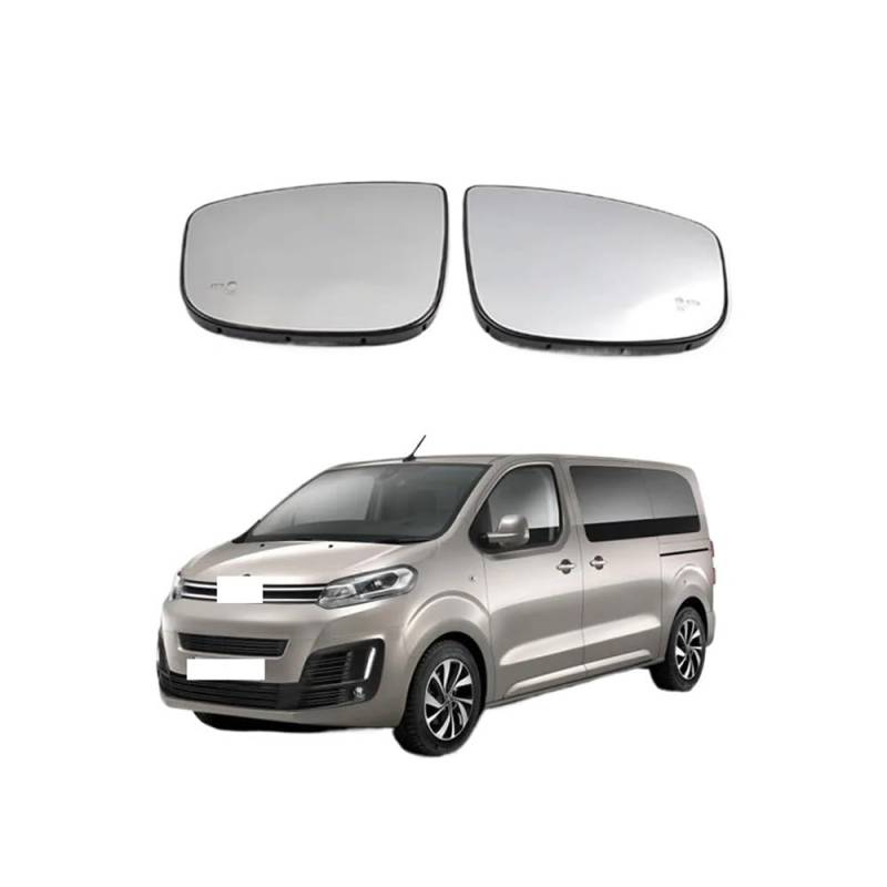 Ersatz Spiegelglas Heizbar Für Citroen Für SPACETOURER 13-19 Rückspiegelreflektoren Außenspiegel Glas von faxiulan