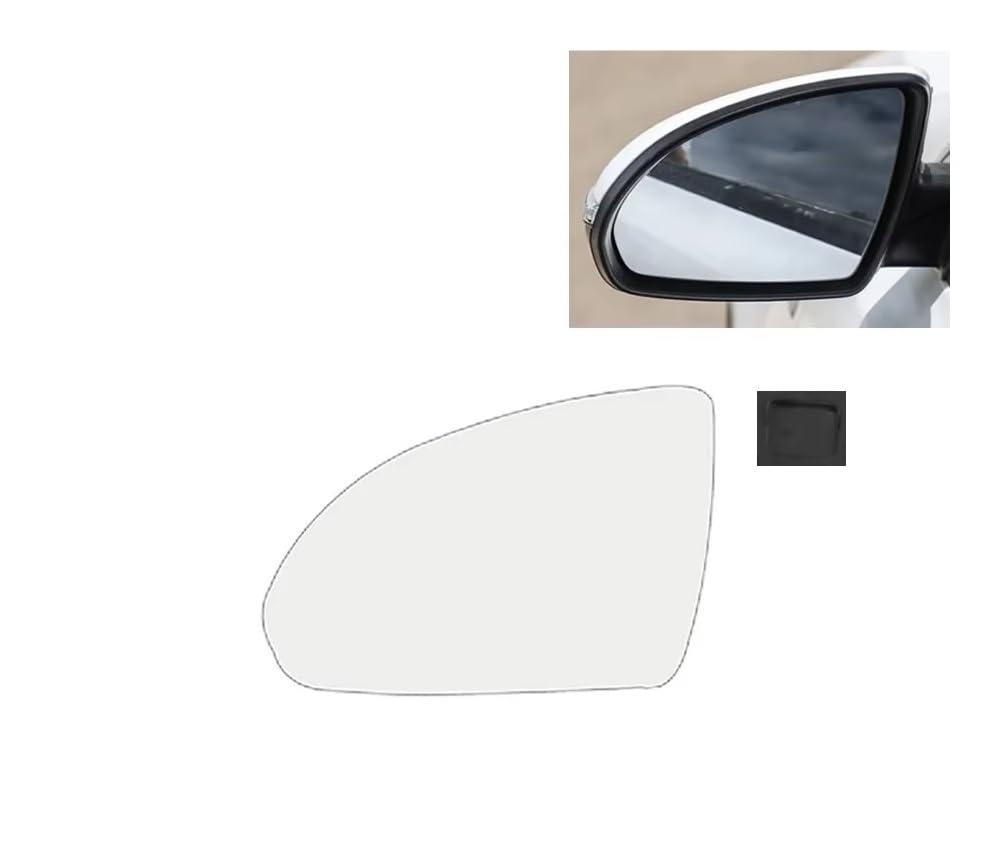 Ersatz Spiegelglas Heizbar Für Kia Für K5 2016-2019 Außenbereich Teil Seite Reflektierende Linsen Rückspiegel Objektiv Weiß Glas Außenspiegel Glas von faxiulan