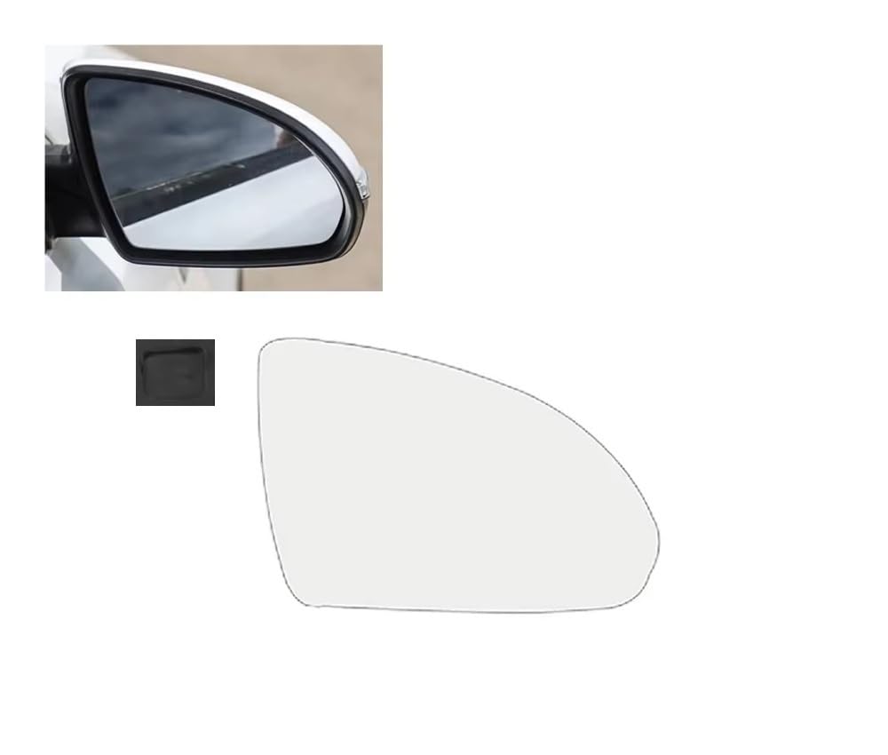 Ersatz Spiegelglas Heizbar Für Kia Für K5 2016-2019 Außenbereich Teil Seite Reflektierende Linsen Rückspiegel Objektiv Weiß Glas Außenspiegel Glas von faxiulan