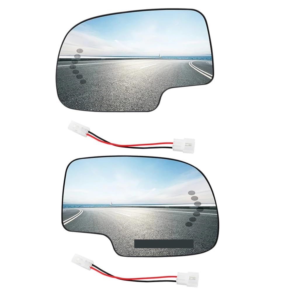 Ersatz Spiegelglas Heizbar Seitenspiegelglas Links rechts für Silverado 2003–2007 Außenspiegel Glas von faxiulan