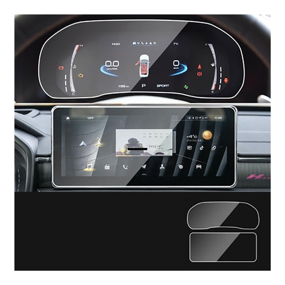 Instrumententafel Membran 12,3 Zoll für Haval für Jolion 2021 Dashboard-Navigationsmembran Auto GPS-Displayschutzfolie Schutzfolie von faxiulan