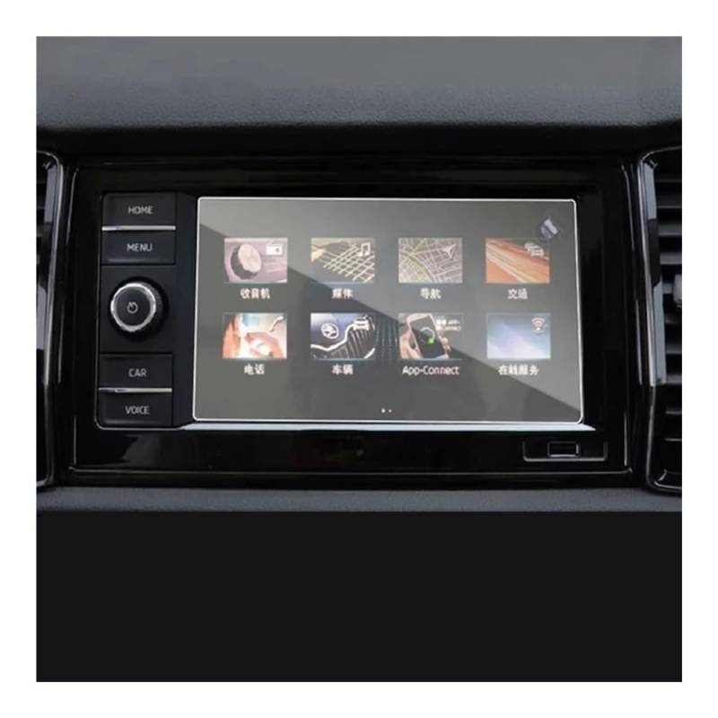 Instrumententafel Membran Auto-Center-Konsole Media Dashboard Navigation Schutzfolie für Skoda für Kodiaq GT 2017–2020 Schutzfolie von faxiulan