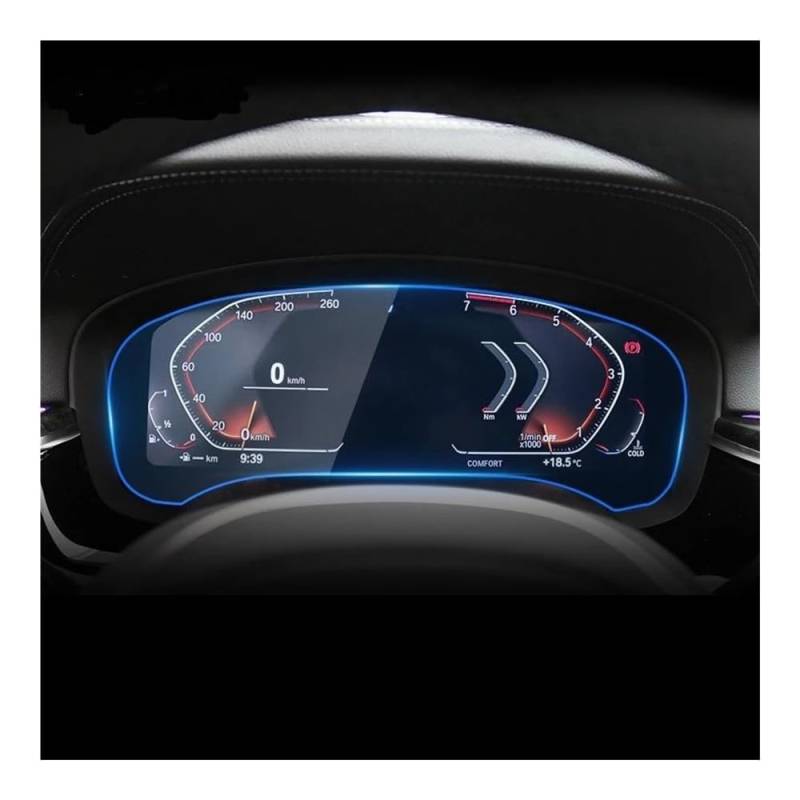 Instrumententafel Membran Auto GPS Navigation Schutz Film Für G30 Für G31 Für Serie 5 2020 Instrument Panel Display-schutzfolie Schutzfolie von faxiulan