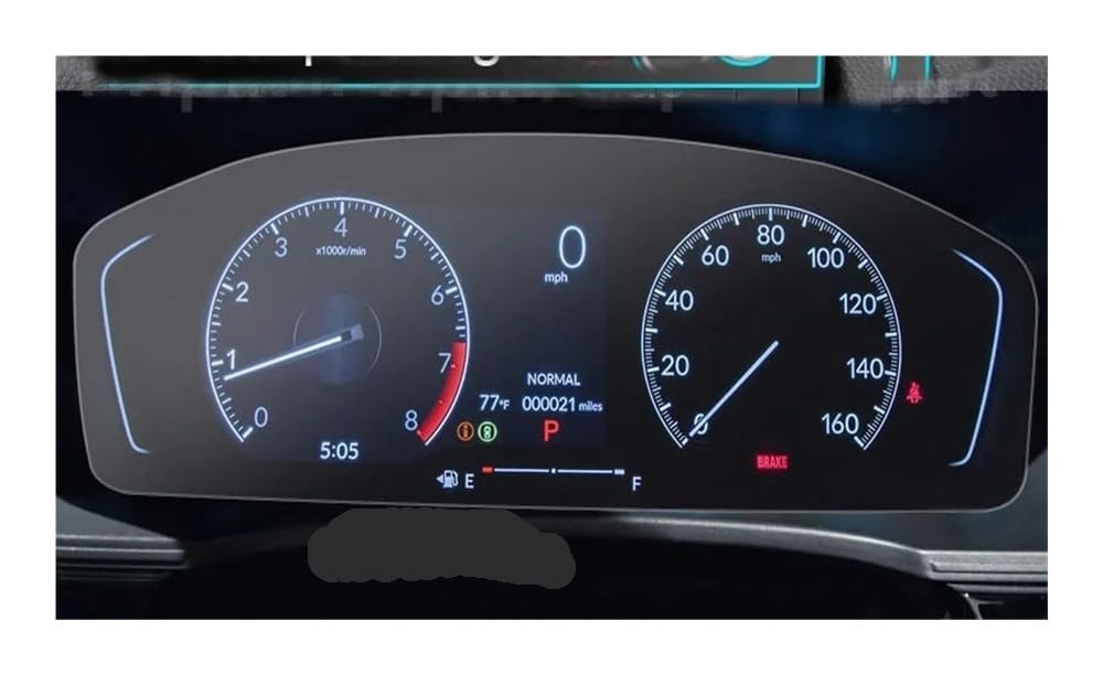 Instrumententafel Membran Auto GPS gehärtetes Glas für Civic 2021-2022 Dashboard Display Schutzfolie Schutz Schutzfolie von faxiulan