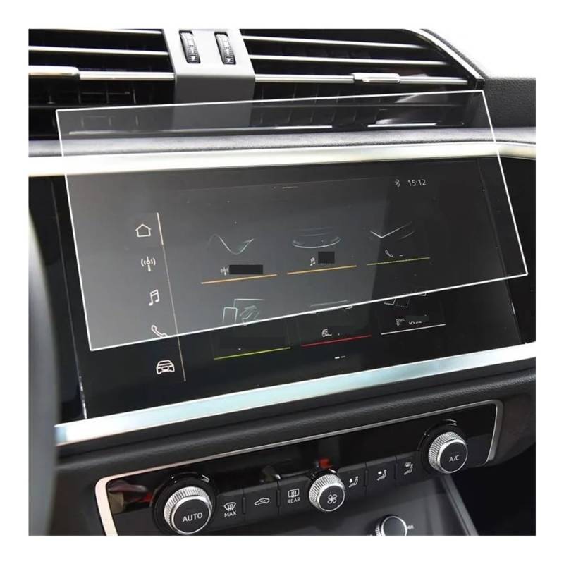 Instrumententafel Membran Auto-Navigation, gehärtetes Glas, Displayschutzfolie für Q3 2019, Radio, DVD, GPS, Armaturenbrett-Bildschirm Schutzfolie von faxiulan