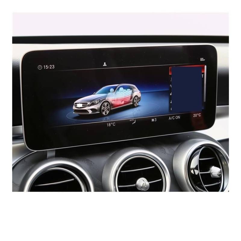 Instrumententafel Membran Auto Navigation Gehärtetes Display-schutzfolie Dashboard Schutz Für Benz Für C-Klasse Für W205 2019-2020 Schutzfolie von faxiulan