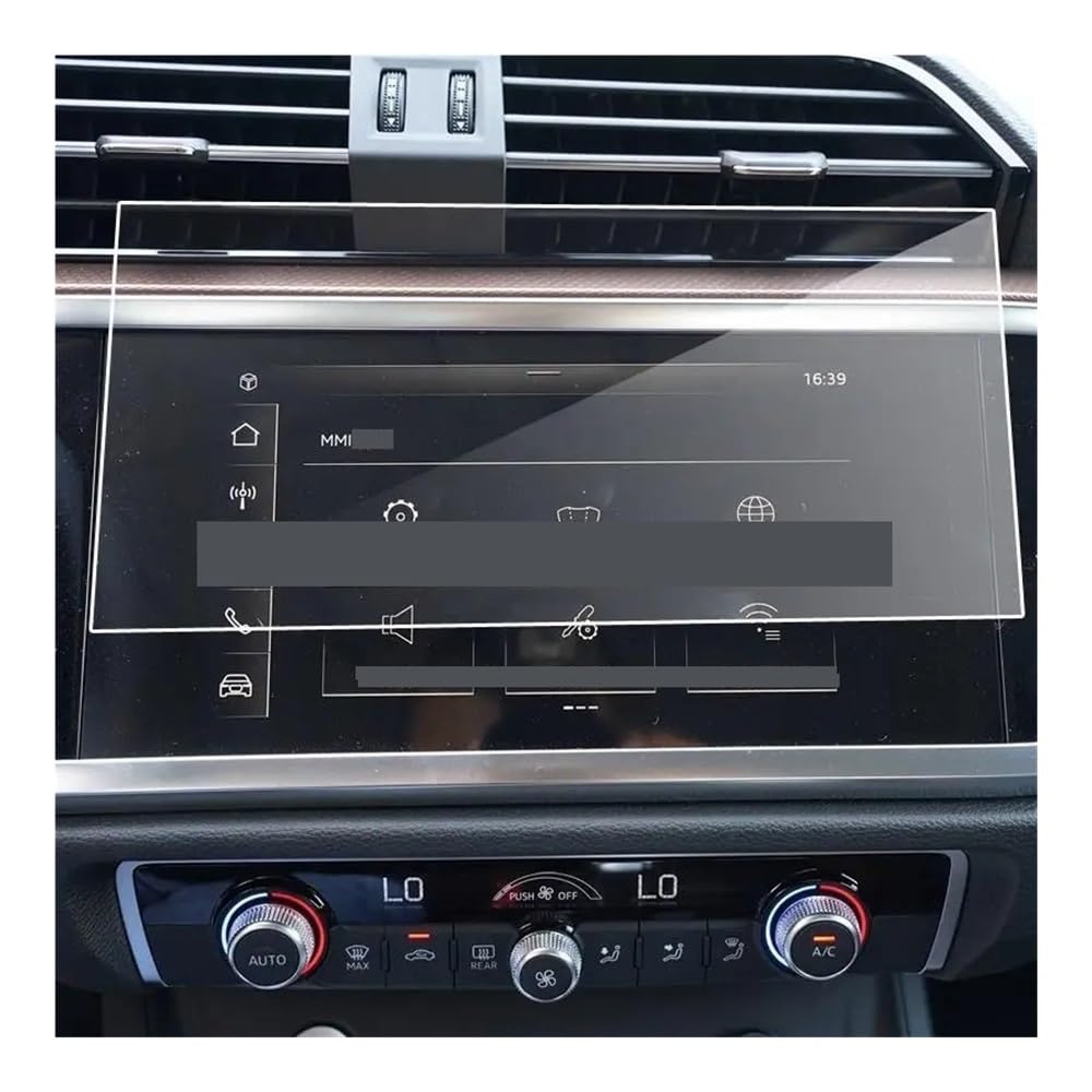 Instrumententafel Membran Displayschutzfolie aus gehärtetem Glas für Q3 2021-2022, Auto-Navigation, Radio, DVD, GPS-Brett Schutzfolie von faxiulan