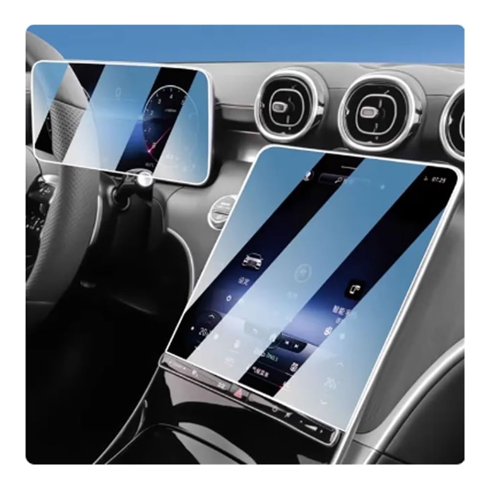 Instrumententafel Membran Für Benz Für C-Klasse Für C220 2022 Auto Navigation Gehärtetes Display-schutzfolie Dashboard Schutz Schutzfolie von faxiulan