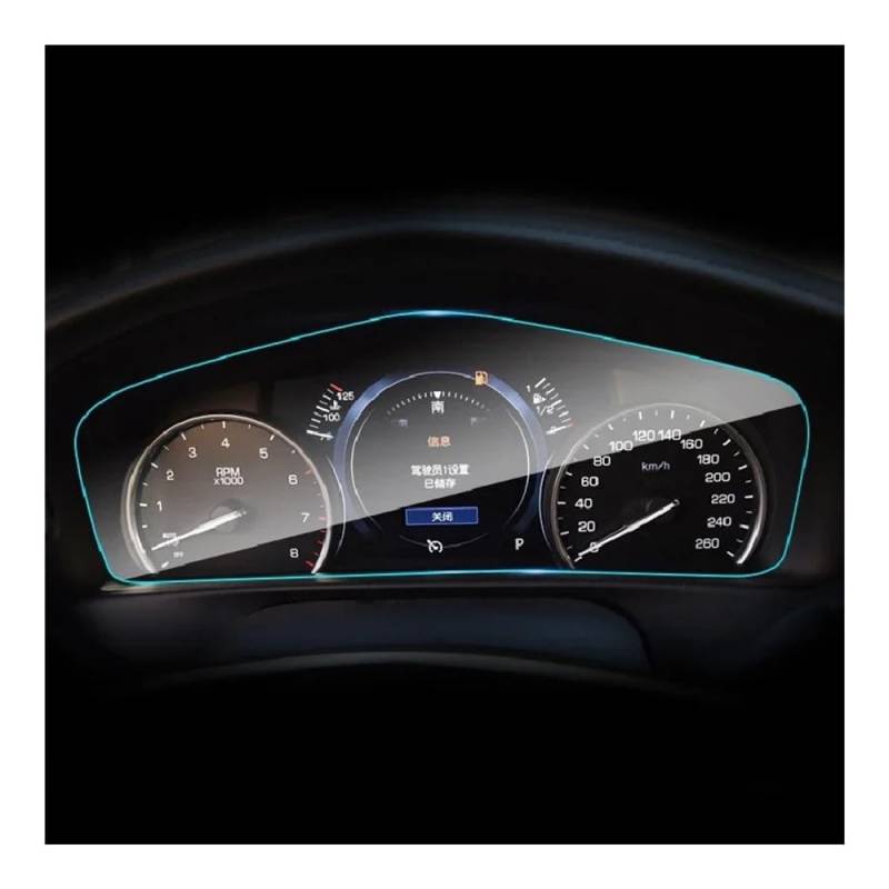 Instrumententafel Membran Für Cadillac Für CT6 2016-2023 Auto Innen Instrument Panel Membran Display-schutzfolie Schutzfolie von faxiulan