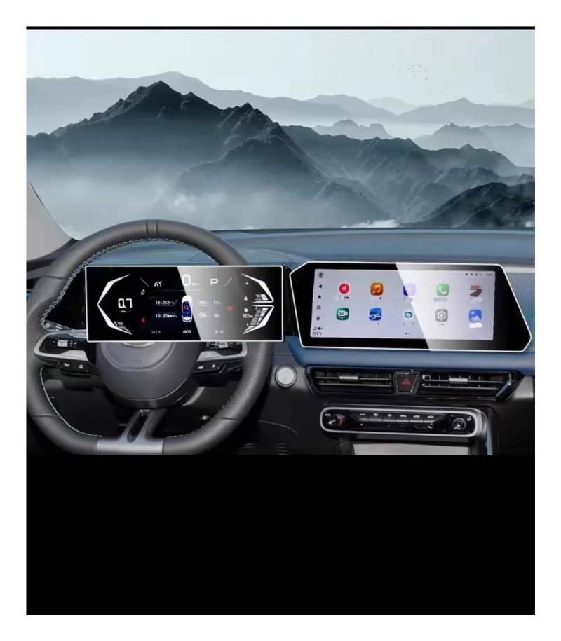 Instrumententafel Membran Für GAC Für GS3 2023-2024 12,3 Zoll Auto GPS Navigation UND Dashboard Touchscreen Schutz Film Schutzfolie von faxiulan