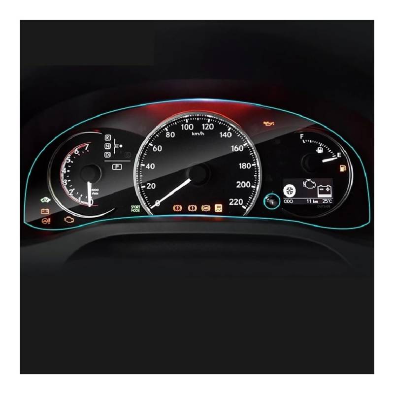 Instrumententafel Membran Für Lexus Für CT200h 2011-2017 Auto Innen Instrument Panel Membran Display-schutzfolie Schutzfolie von faxiulan