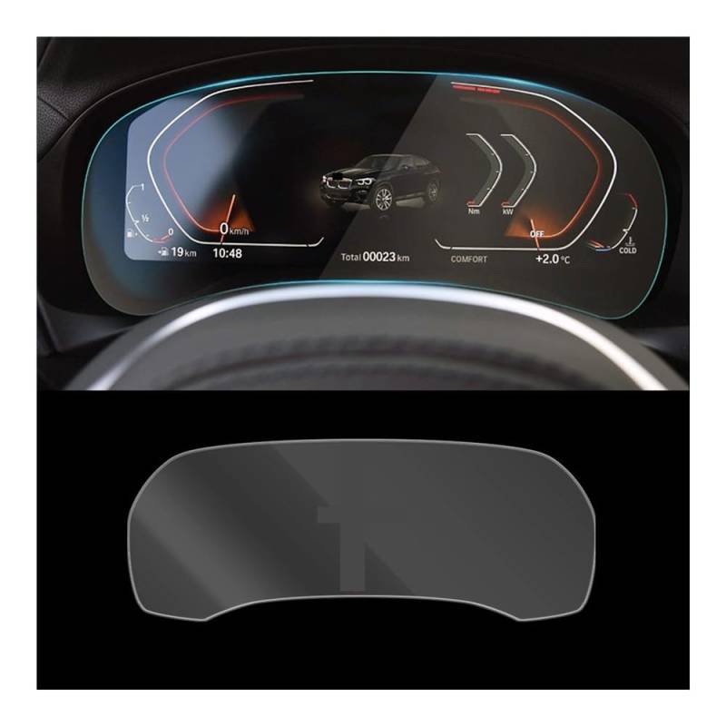 Instrumententafel Membran Für X7 Für G07 2019-2020 Auto Dashboard Instrument Panel GPS Bildschirm Gehärtetes Glas Schutz Film Schutzfolie von faxiulan