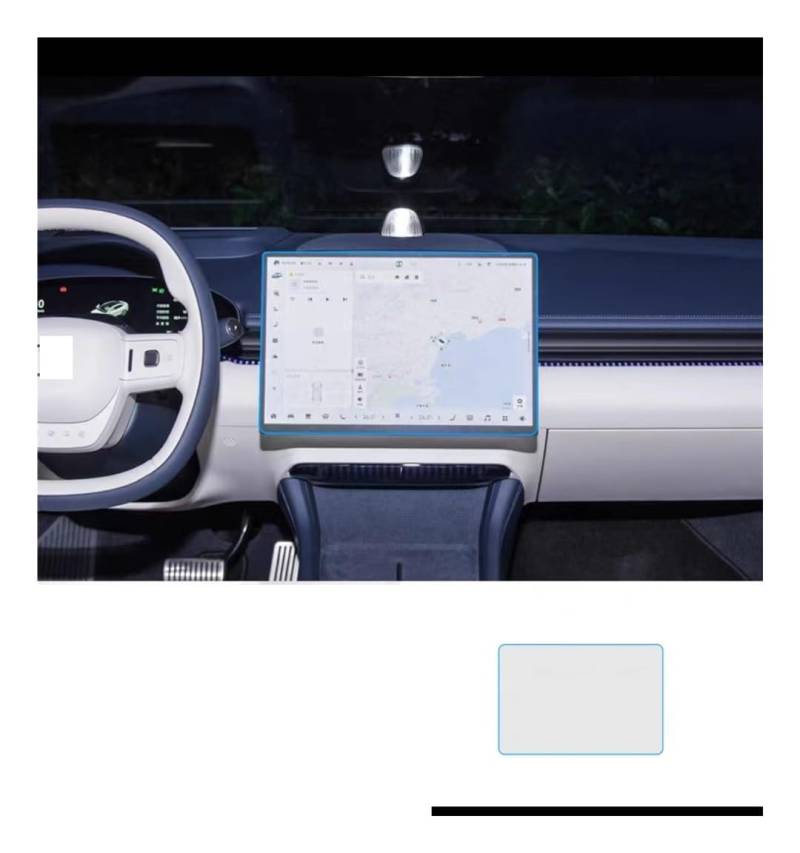 Instrumententafel Membran Für ZEEKR Für 007 2024 GPS Und Dashboard Touch Gehärtetem Glas Display-schutzfolie Schutzfolie von faxiulan