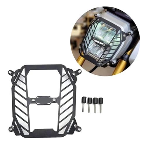 Scheinwerferschutz Motorrad Motorrad Scheinwerfer Schutzfolie Für MSX125 GROM 125SF 21-23 Kopf Licht Lampe Kühlergrill Schild Schutz Abdeckung Teile von faxiulan