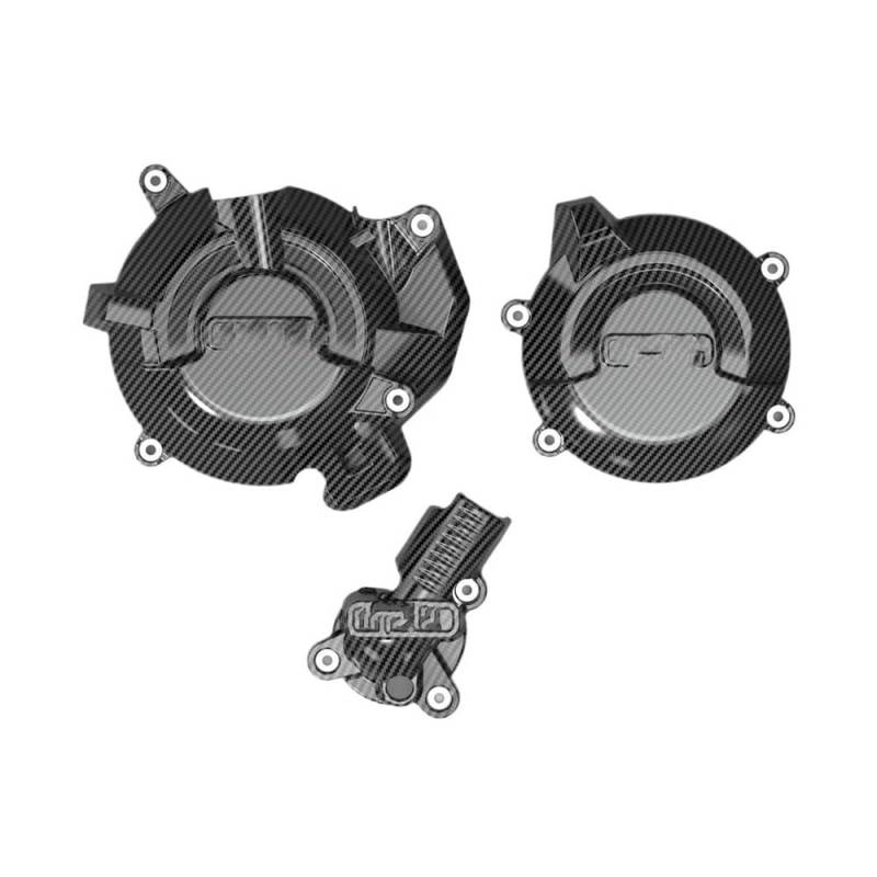 faxiulan Motorseitiger Statorschutz Für CFMOTO 800NK Ibex 800S 2023 & 800MT Ibex 800T 2021-2023 Motorrad Motor Abdeckung Kupplung Abdeckung Schutz Set Zubehör von faxiulan