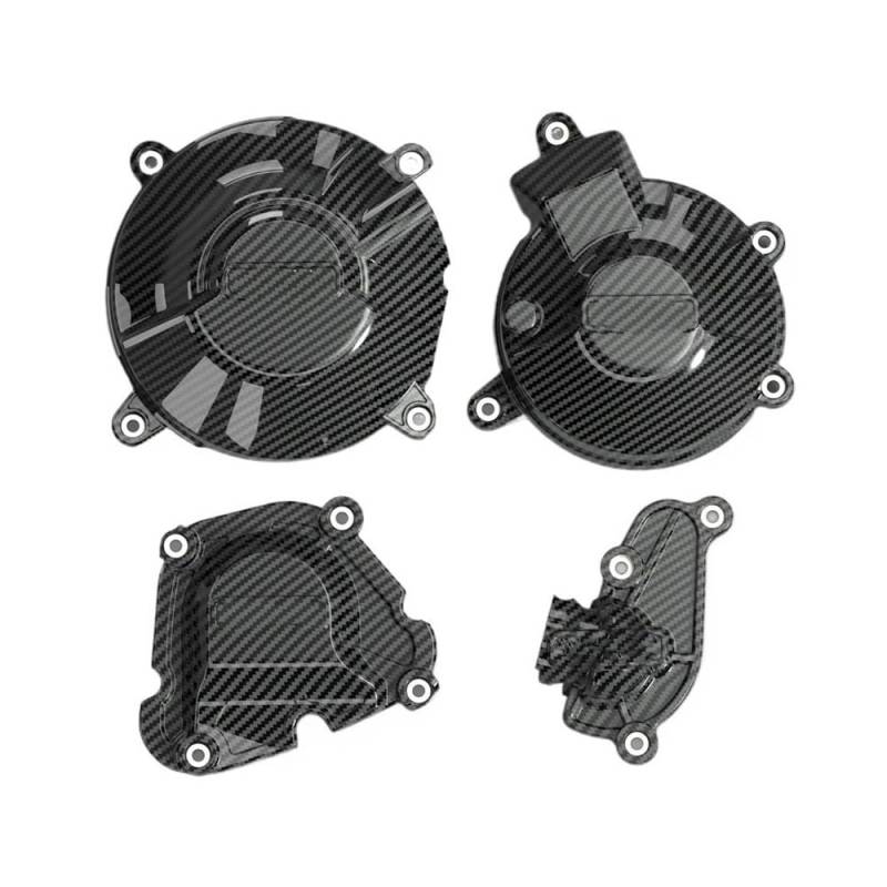 faxiulan Motorseitiger Statorschutz Motocross Motor Abdeckung Schutz Set Für FZ-09 MT-09 Für Tracer 900 Für Scrambler 2021-2023 von faxiulan