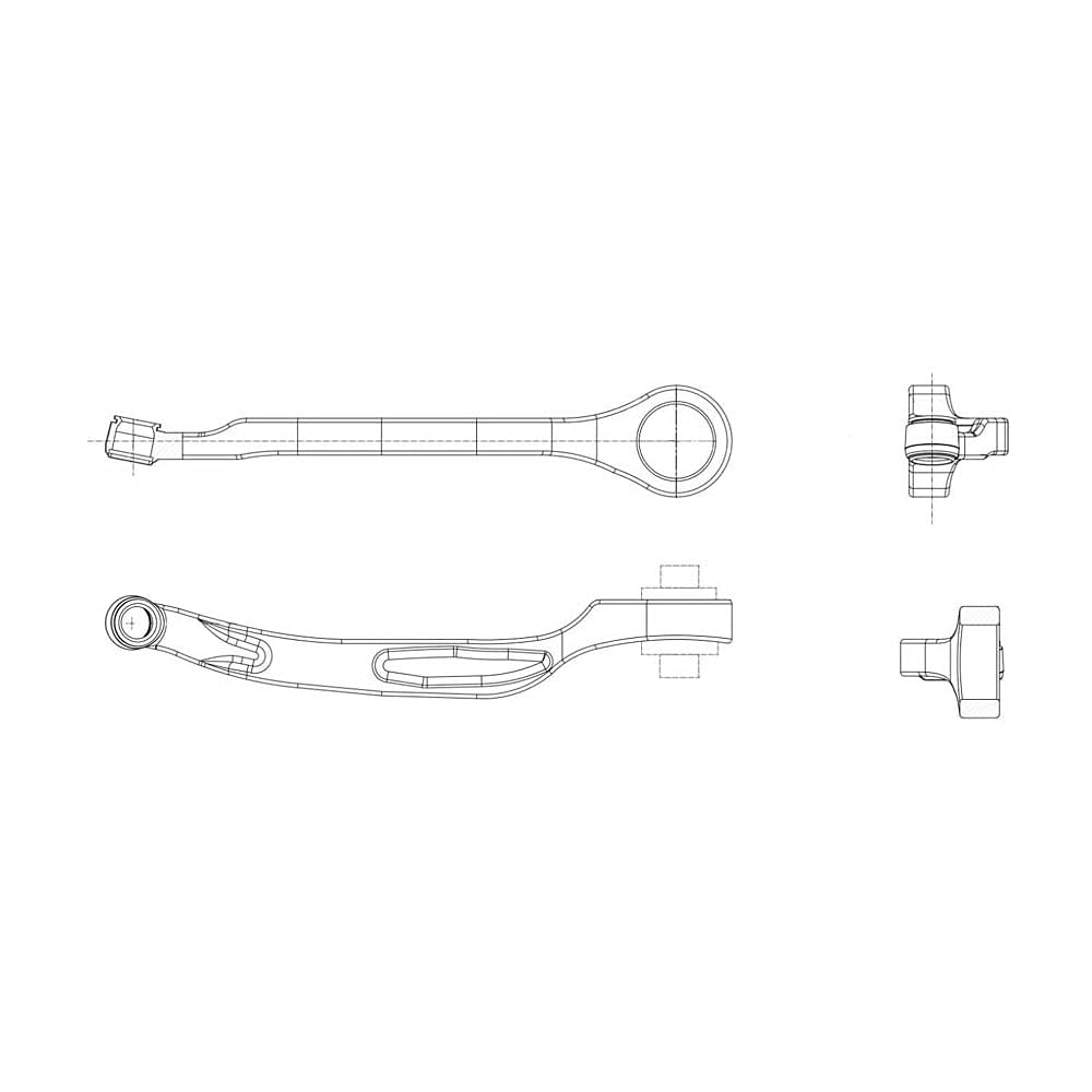 febi bilstein 107291 Querlenker mit Lager, Gelenk und Sicherungsmutter, 1 Stück von febi bilstein