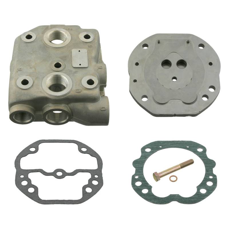 febi bilstein 14666 Zylinderkopf für Luftpresser, mit Ventilplatte , 1 Stück von febi bilstein