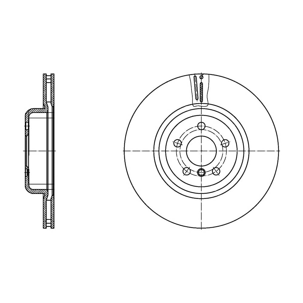 febi bilstein 171450 Bremsscheibensatz, 2 Bremsscheiben von febi bilstein