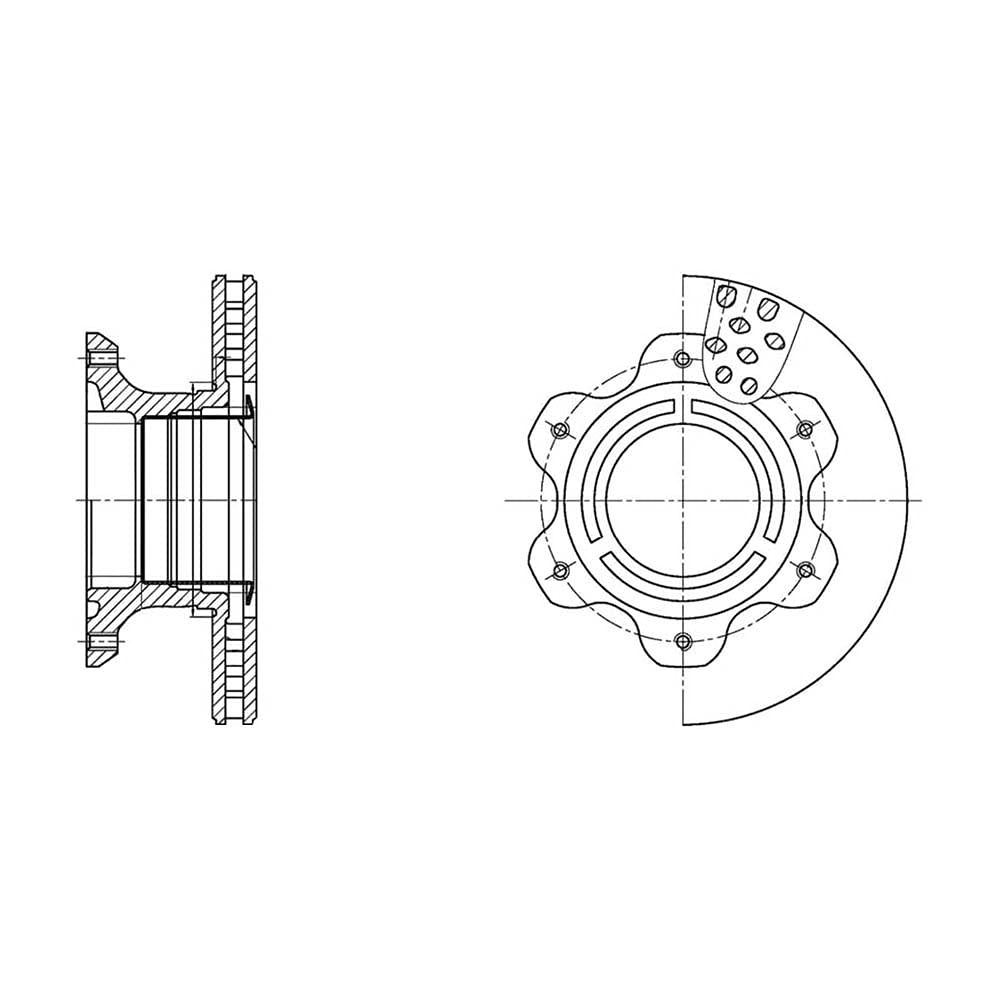 febi bilstein 171483 Bremsscheibe, 1 Stück von febi bilstein