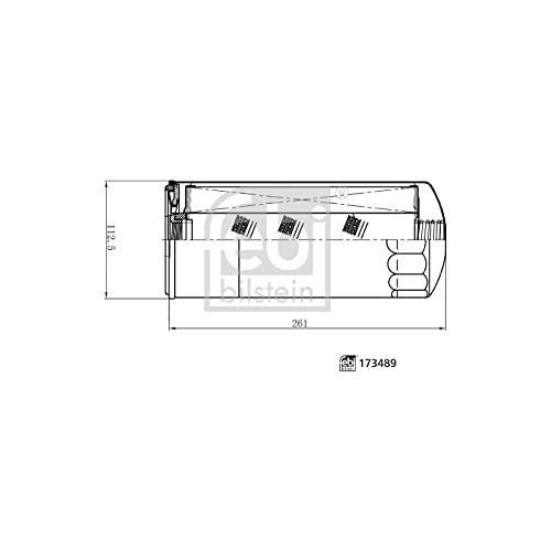 febi bilstein 173489 Ölfilter, 1 Stück von febi bilstein