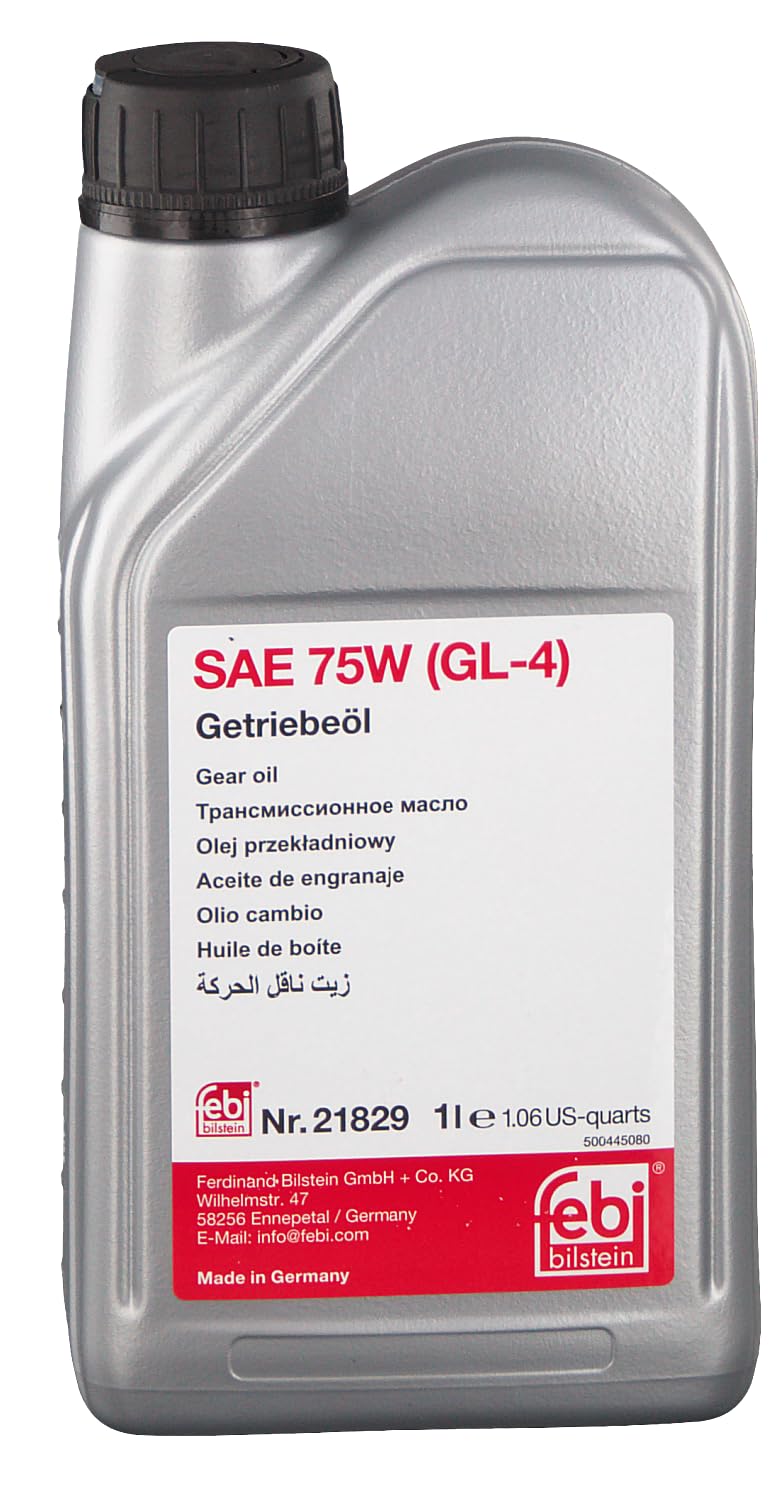 febi bilstein 21829 Getriebeöl SAE 75W (GL-4) , 1 Liter von febi bilstein