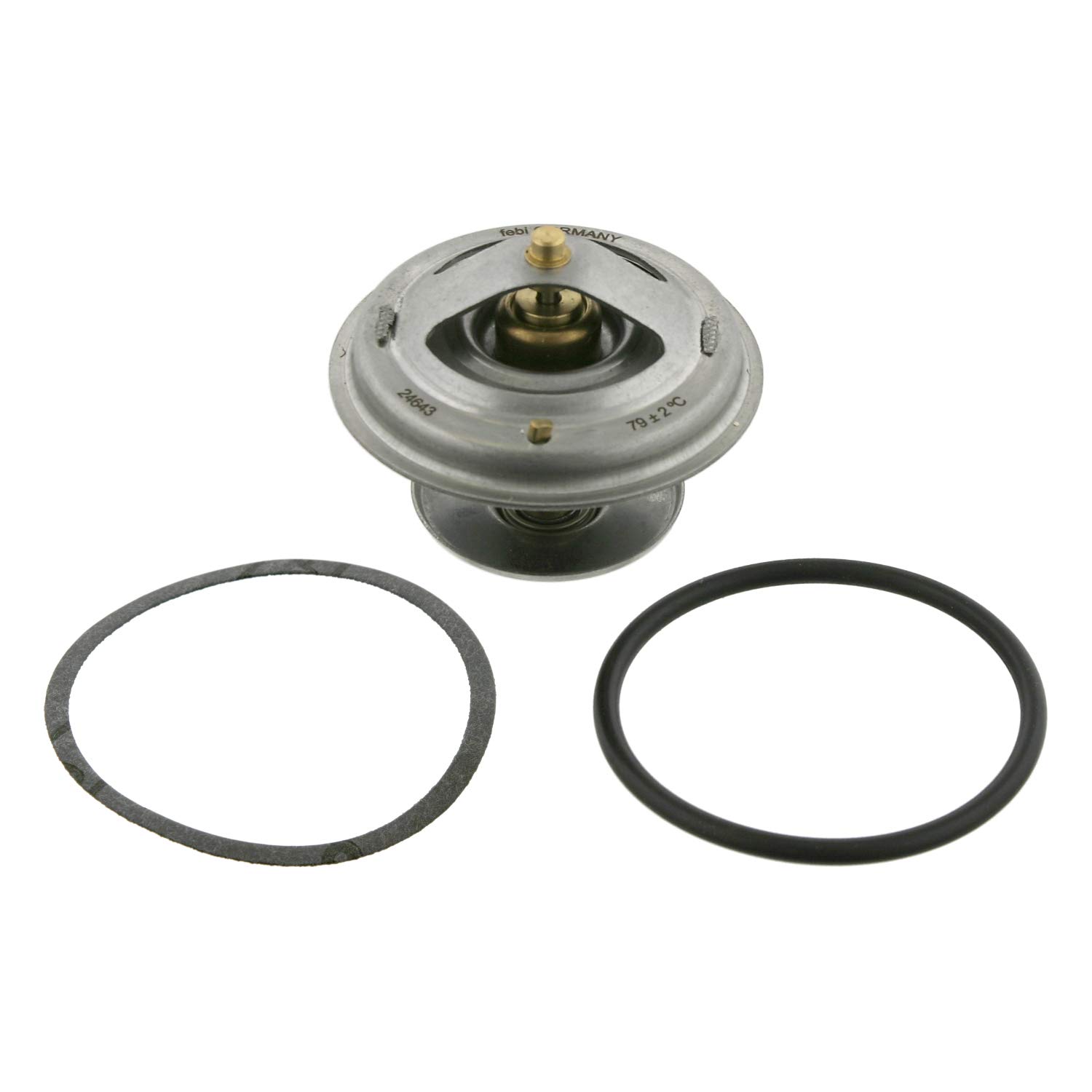 febi bilstein 26627 Thermostat mit O-Ring und Dichtung , 1 Stück von febi bilstein