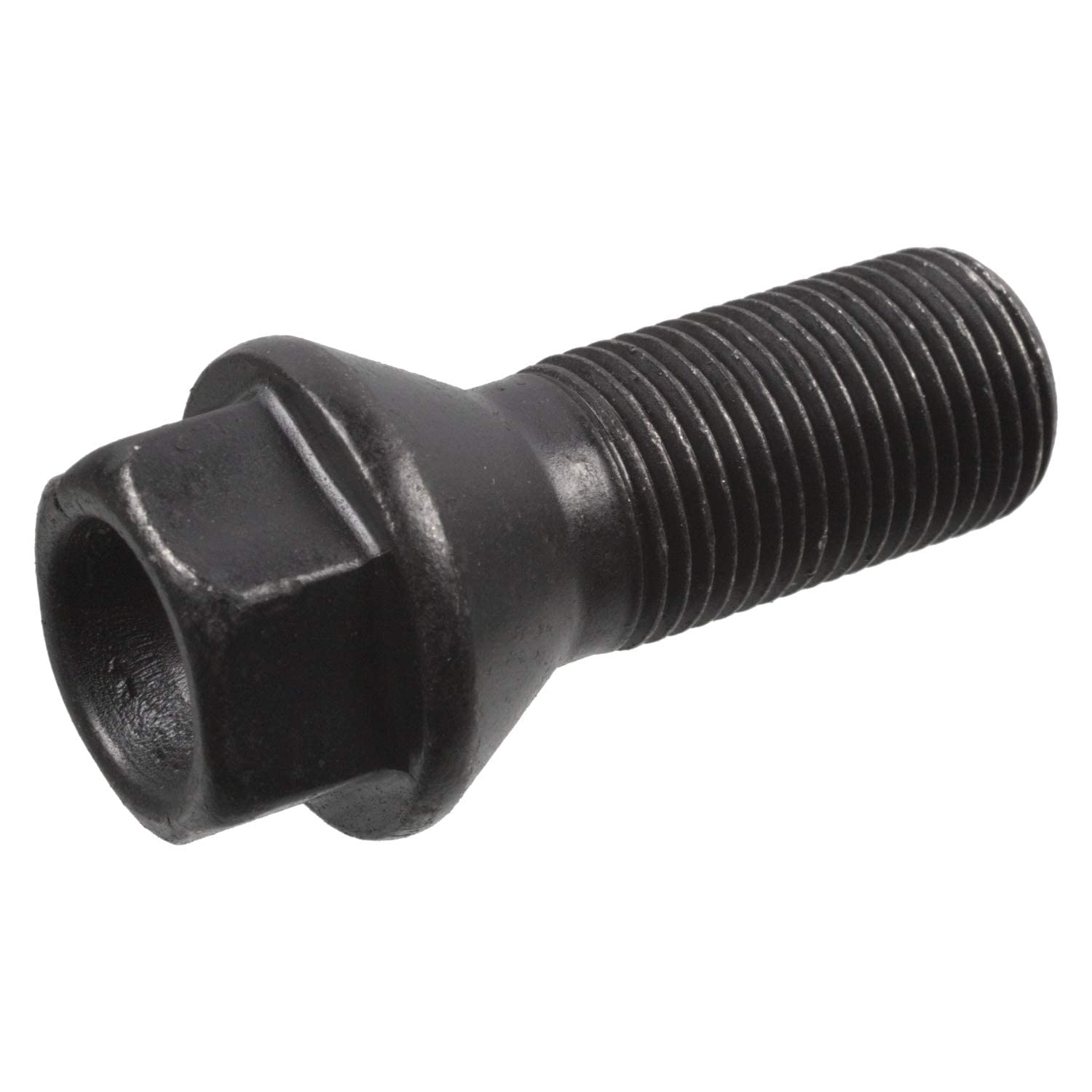 febi bilstein 46665 Radschraube M14 x 1.25 Kegelbund, 1 Stück, Schwarz von febi bilstein