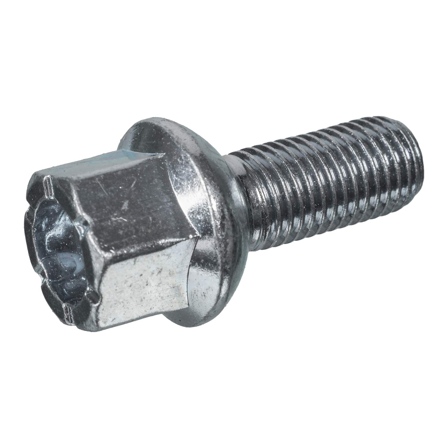 febi bilstein 46713 Radschraube M12 x 1.5 Kugelbund, 1 Stück, Silber von febi bilstein