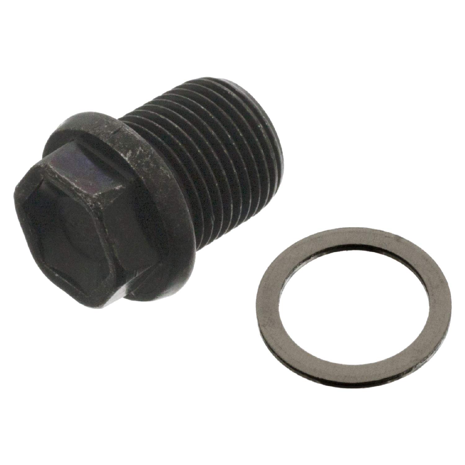 febi bilstein 47739 Ölablassschraube mit Dichtring, 1 Stück, Schwarz von febi bilstein