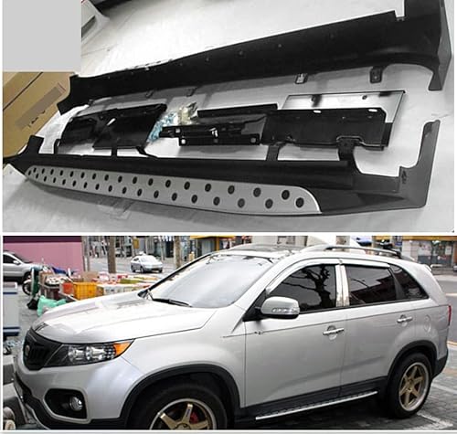 FENQING-Y 2 x Aluminium-Trittbretter passend für Kia Sorento 2016–2020 Seitenstufen Nerf Bar von fenqing-y