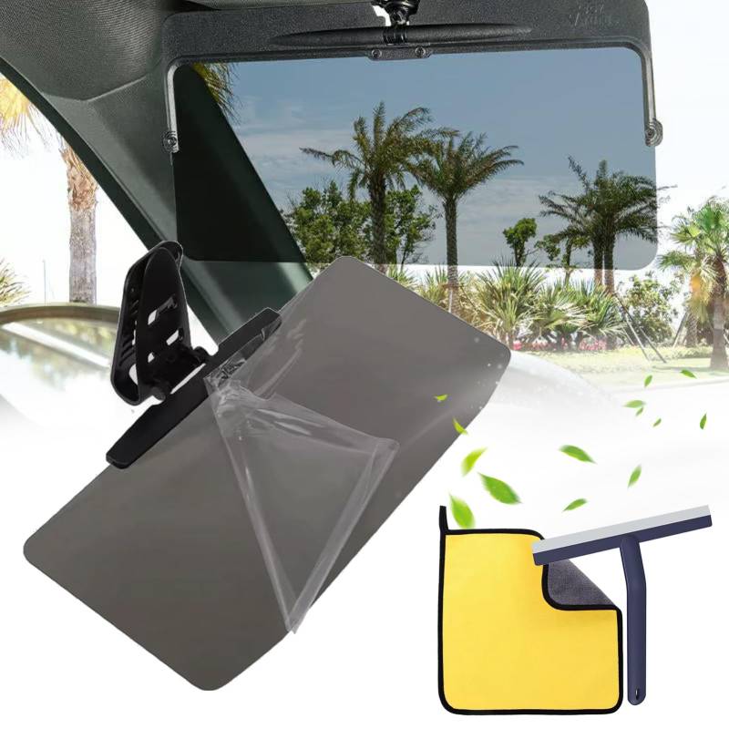 Blueorxy Universal Car Sun Visor with Polarized Glare Protection, Sun Glare Blocker for Driving, Polarized Sun Visor Extender for Car, Anti-Glare for Sun Glare & Snow Blindness (1Pcs) von fjaldjfu