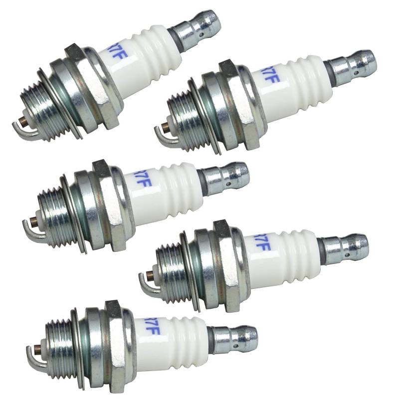 Zündkerzen Ersatzzündkerzen Set für Motorsensen und Motorsägen ersetzt Bosch WSR6F Bosch 0242240846 Champion RCJ6Y Dolmar 965603014 NGK BPMR6A NGK BPMR7A Stihl 11104007005 (5) von flexparts