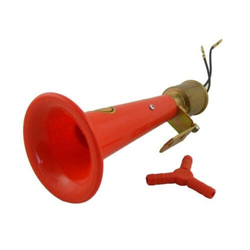 flexzon Wolf Pfeife rot Lufthupe High Pitched Air Horn 24 Volt von flexzon