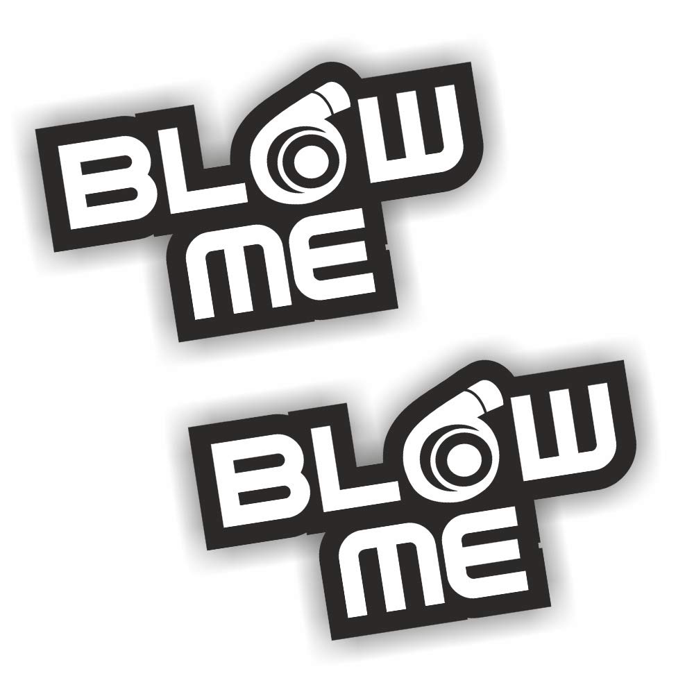 folien-zentrum 2X Blow Me Aufkleber Shocker Hand Auto JDM Tuning Dub Decal Stickerbomb Bombing Sticker Illest Dapper Fun Oldschool von folien-zentrum