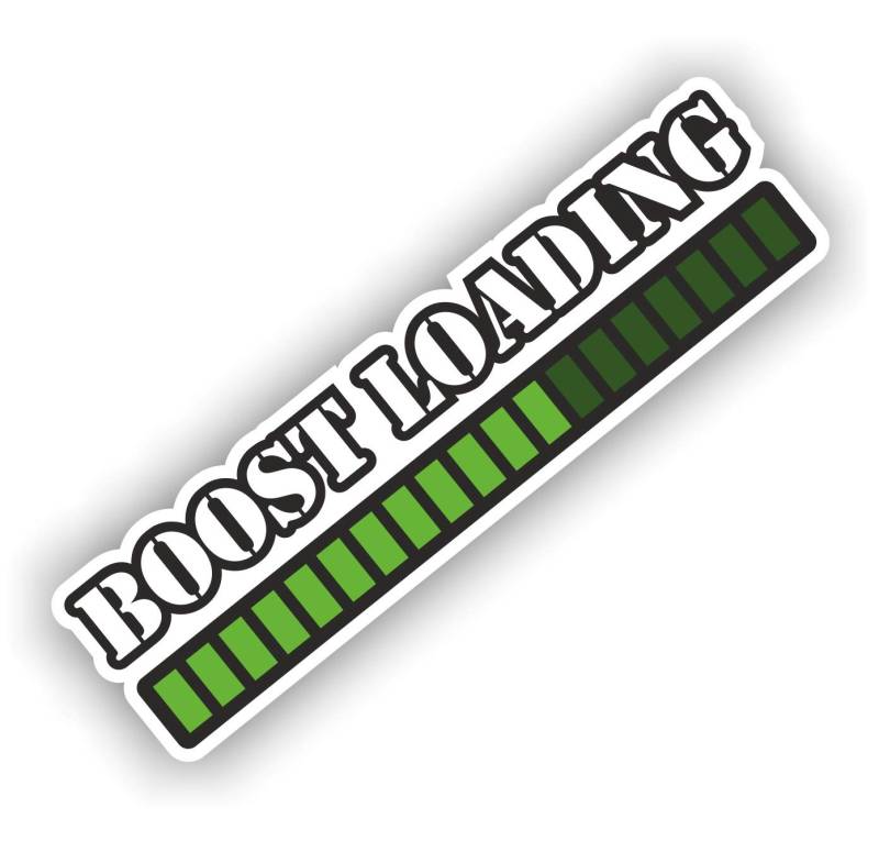 folien-zentrum - Boost Loading 15x4cm - hochwertiger Aufkleber Auto Tuning - OEM & JDM Autosticker - Decal für Auto - Car Sticker - Autoaufkleber - Stickerbomb Folie - Made in Germany 183 von folien-zentrum