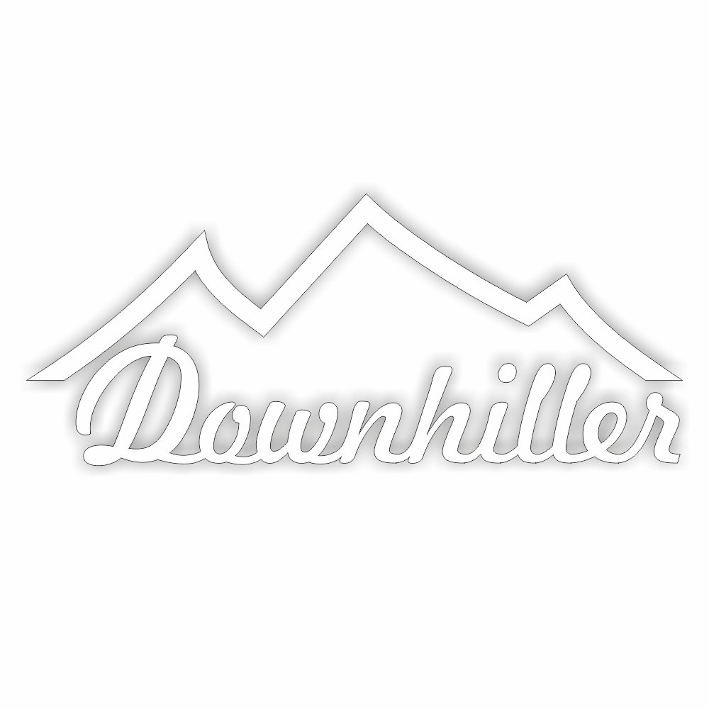 folien-zentrum Downhiller Shocker Auto Aufkleber JDM Tuning OEM Dub Dapper Illest Decal Stickerbomb Bombing Fun Sticker (weiß) von folien-zentrum