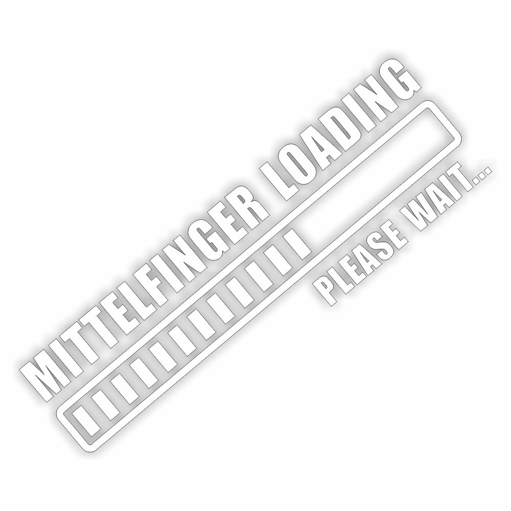 folien-zentrum Mittelfinger Shocker Hand Auto Aufkleber JDM Tuning OEM Dub Dapper Illest Decal Stickerbomb Bombing Fun Sticker (weiß) von folien-zentrum