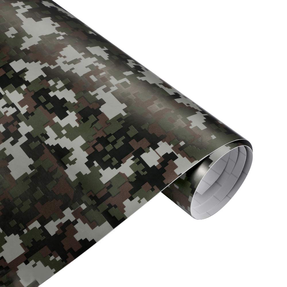 folimac 15,66 €/m² Camouflage Autofolie Selbstklebend mit Luftkanäle Car Wrap Autofolie #2 (0,5m x 152cm) von folimac