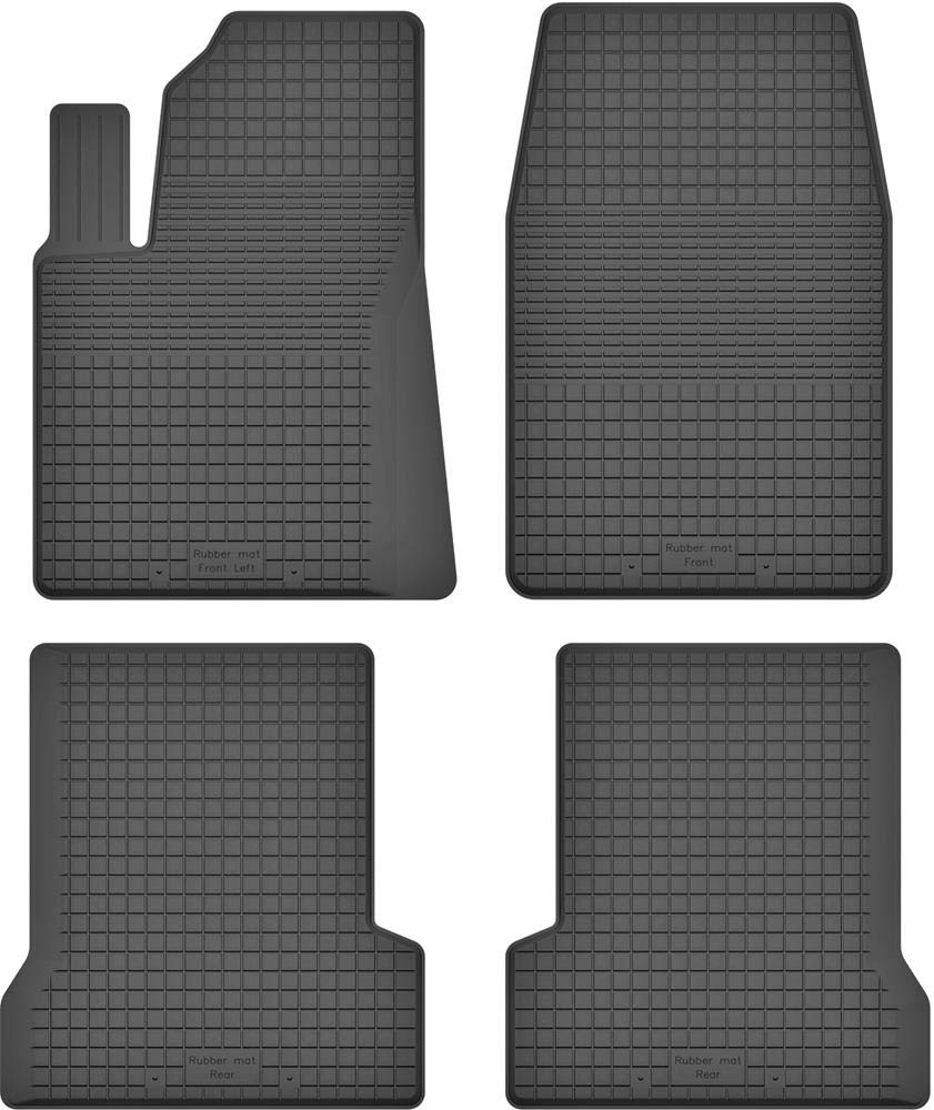 Fußmatten Vorne, Hinten 4er Set für Ford Fusion 2002-2012 JU Gummi Gumimatten von fussmattenheld